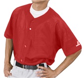 Adult Youth Polyester Mesh Full Button Baseball Jerseys