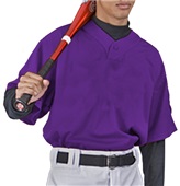 Adult Youth Oversized Pro Mesh One Button Baseball Jerseys