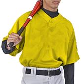 Adult Youth Oversized Pro Mesh One Button Baseball Jerseys