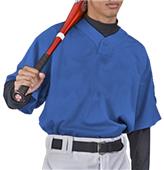 Adult Youth Oversized Pro Mesh One Button Baseball Jerseys