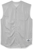 Adult Youth Mesh Full Button Front Sleeveless Baseball Jerseys