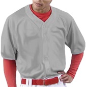 Adult Premium Button Front Long Scoop Tail Baseball Jerseys