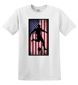 Epic Adult/Youth Soccer Flag Cotton Graphic T-Shirts