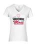 Epic Ladies Volleyball Mom V-Neck Graphic T-Shirts
