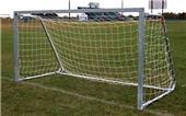 All Goals 6'6"x18'6' Galvanized Steel Soccer Goals PAIR