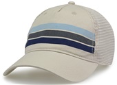 The Game Striped Printed Trucker Cap GB480