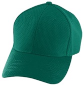 Augusta Sportswear Youth Athletic Mesh Cap 6236 DARK GREEN Primary