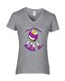 Epic Ladies Volleyball Life V-Neck Graphic T-Shirts