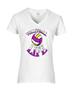 Epic Ladies Volleyball Life V-Neck Graphic T-Shirts