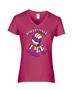 Epic Ladies Volleyball Life V-Neck Graphic T-Shirts