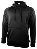 Heavy-Weight Pullover Hoodie Sweatshirt, Kangaroo-Pocket, Moisture Wicking Adult & Youth BLACK Primary
