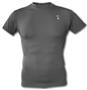 Adult Mens (Red or Royal) Short-Sleeve Compression Crew-Neck Tee Shirt