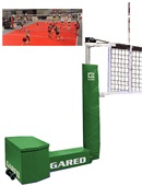 Gared GO COURT Jr One-Court Portable Volleyball System 8536PKG