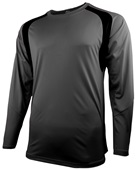 Epic Long Sleeve Warm Up or Basketball Shooter Shirts CARBON/BLACK Primary