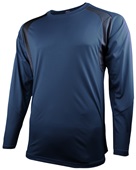Epic Long Sleeve Warm Up or Basketball Shooter Shirts NAVY/CARBON Primary