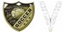 GOLD MEDAL/TROPICAL GRAPHX WHITE NECK RIBBON