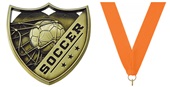 Hasty Award 2.25" Striker Medal Soccer M-731
