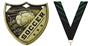 GOLD MEDAL/PHOENIX GREEN NECK RIBBON
