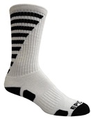 CLASSY BACK STRIPES - Cute Novelty Fun Design Crew-Socks (1-Pair)