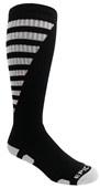 CLASSY BACK STRIPES - Cute Novelty Fun Design Knee-High Socks (1-Pair)