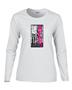 Epic Ladies Cancer Flag Long Sleeve Graphic T-Shirts