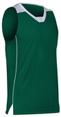 Champro Adult Youth Prime Basketball Jersey FOREST/WHITE Primary