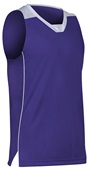Champro Adult Youth Prime Basketball Jersey PURPLE/WHITE Primary