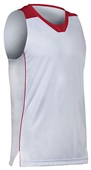Champro Adult Youth Prime Basketball Jersey WHITE/SCARLET Primary