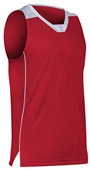 Champro Adult Youth Prime Basketball Jersey SCARLET/WHITE Primary