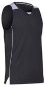 Champro Women Girls Prime Basketball Jersey BLACK/WHITE Primary