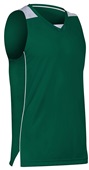 Champro Women Girls Prime Basketball Jersey FOREST/WHITE Primary