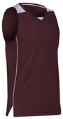 Champro Women Girls Prime Basketball Jersey MAROON/WHITE Primary