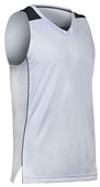 Champro Women Girls Prime Basketball Jersey WHITE/BLACK Primary