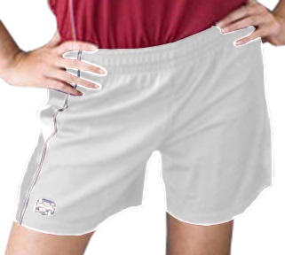 Women's Girls 5.5" Inseam Pebble Tonal Mesh Shorts No Pockets