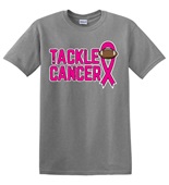 Epic Adult/Youth FB Tackle Cancer Cotton Graphic T-Shirts