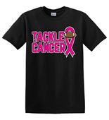 Epic Adult/Youth FB Tackle Cancer Cotton Graphic T-Shirts