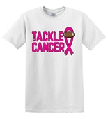 Epic Adult/Youth FB Tackle Cancer Cotton Graphic T-Shirts