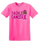 Epic Adult/Youth FB Tackle Cancer Cotton Graphic T-Shirts