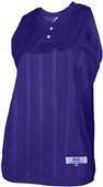 Women's Girl's Tricot Diamond Mesh Sleeveless Softball Jersey