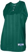Women's Girl's Tricot Diamond Mesh Sleeveless Softball Jersey
