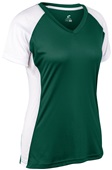 Champro Women Girls Infinite V-Neck Short Sleeve Softball Jersey
