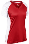 Champro Women Girls Infinite V-Neck Short Sleeve Softball Jersey