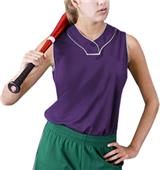 Women's Cool Mock Sleeveless Softball Jerseys