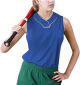 Women's Cool Mock Sleeveless Softball Jerseys