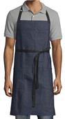 Uncommon Threads Rebel Bib Apron INDIGO DENIM/BLACK WEBBING Primary