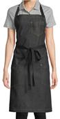 Uncommon Threads Maverick Bib Apron BLACK CAT DENIM Primary