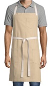 Uncommon Threads Vibe Bib Apron LIGHT BEIGE Primary