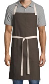Uncommon Threads Vibe Bib Apron DARK BROWN Primary