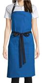 Uncommon Threads Aura Bib Apron BLUE/ BLACK WEBBING Primary