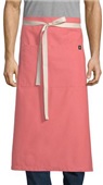 Uncommon Threads Marvel Bistro Apron CORAL PINK/ NATURAL WEBBING Primary
